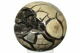 Polished, Septarian Geode Sphere - Madagascar #230417-2